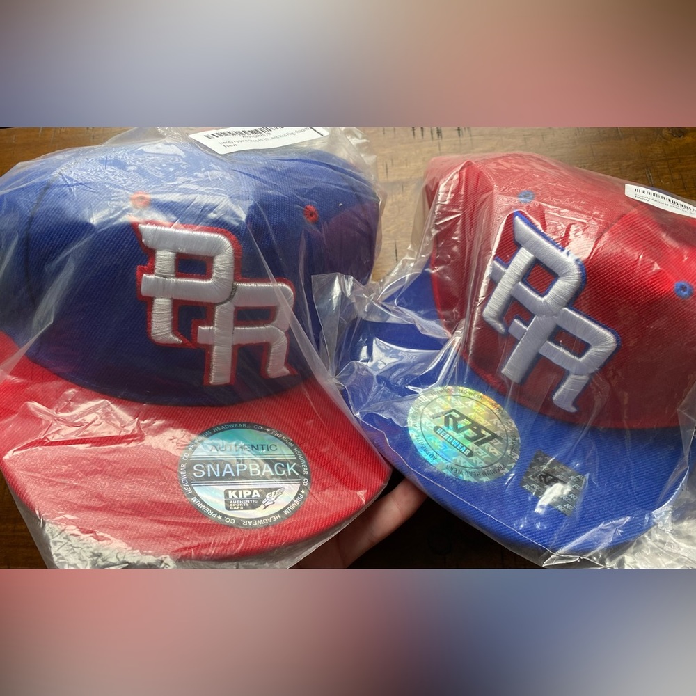 •NIP•{2} Trendy Apparel Shop PR 3D Embroidered Flatbill Snapback Cap🇵🇷